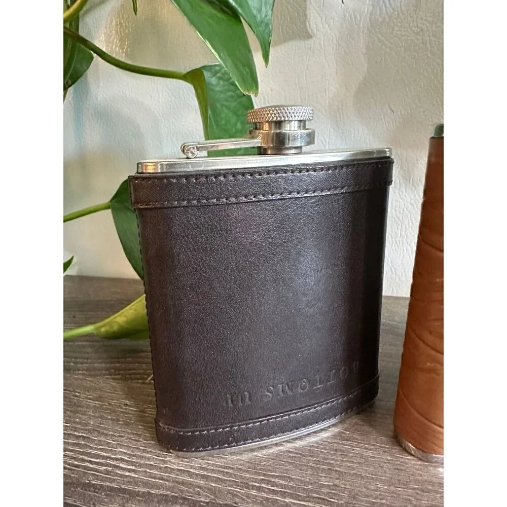 Two piece vintage Flasks